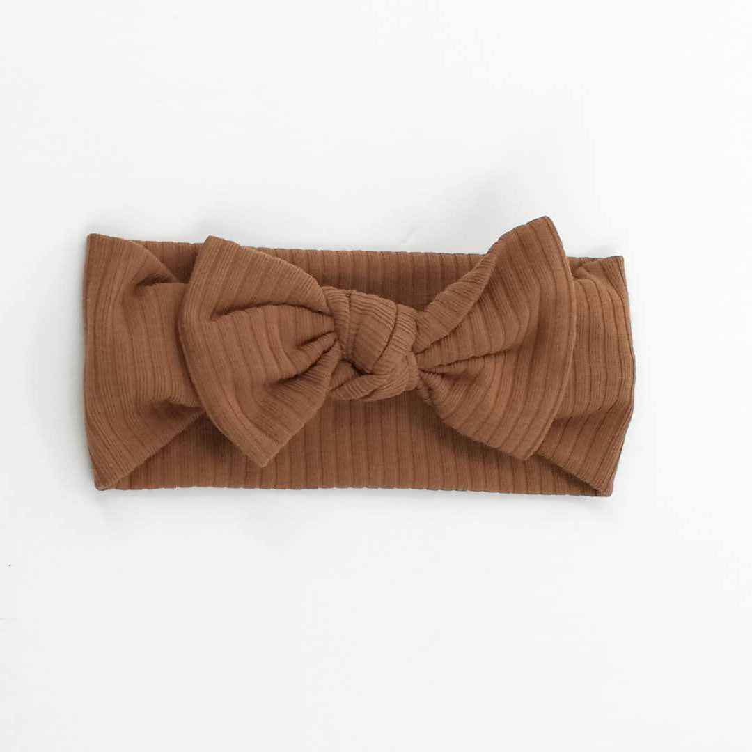 Ribbed Bow-Burnt Umber