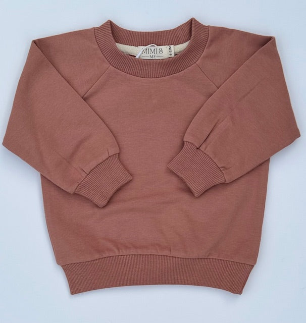 The Drew Crewneck- Baked Clay