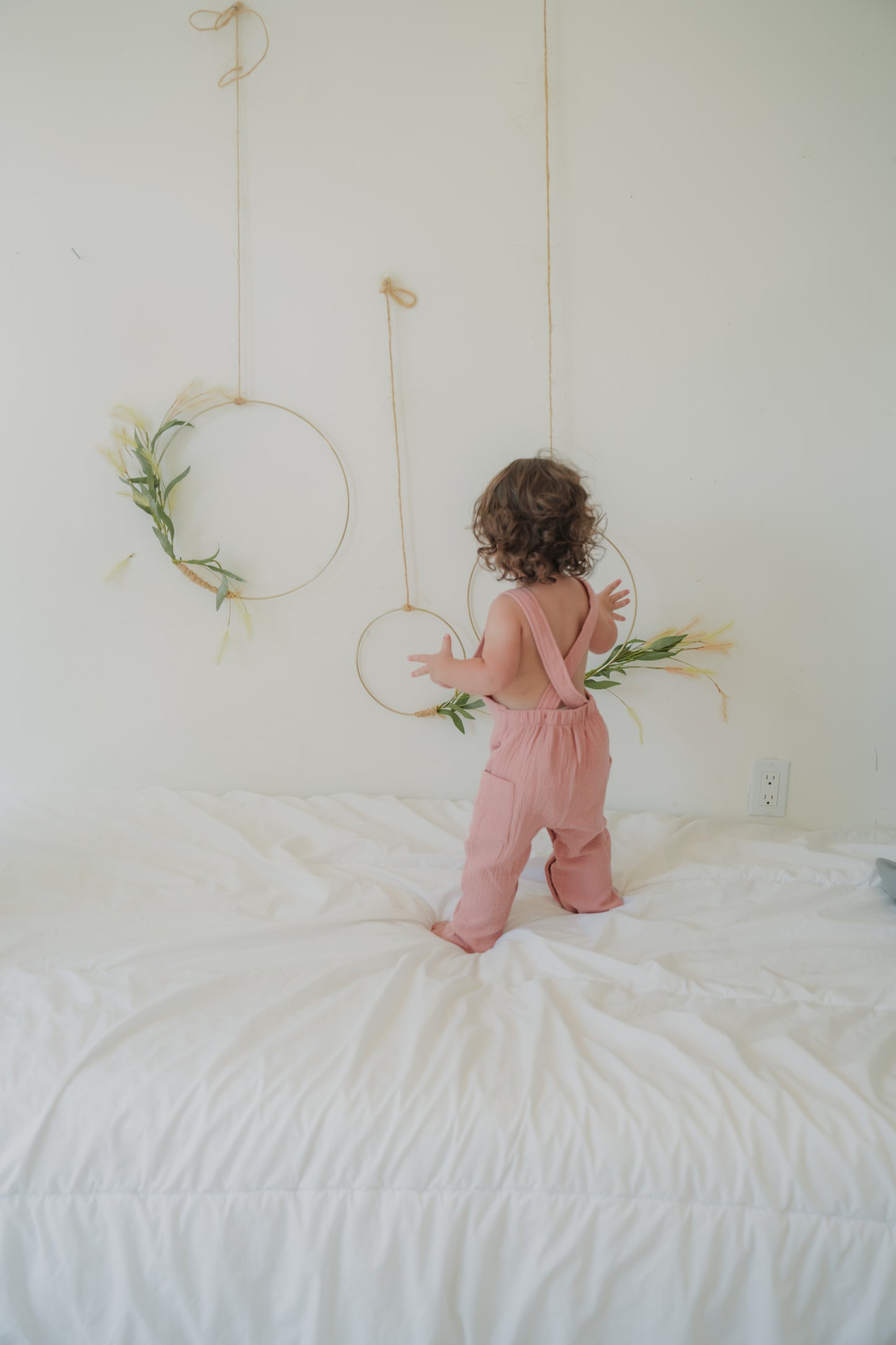 The Darcy Overalls - Sweet Pink