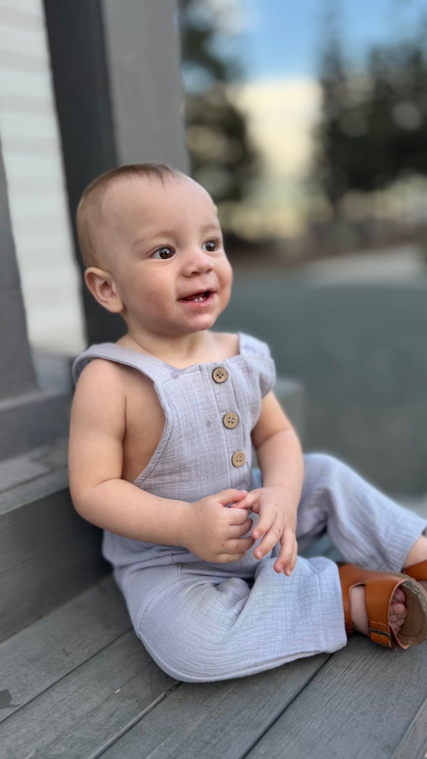 The Darcy Overalls- Cloud
